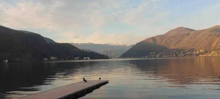 Rifugio Sul Lago Di Lugano A Порто-Черезио Экстерьер фото
